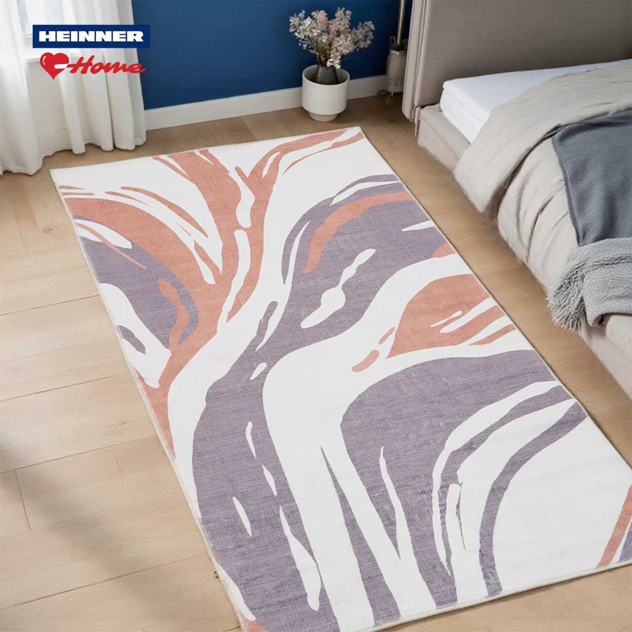 Covor cu print, Mara, Heinner, 160x230 cm, poliester, multicolor - imagine 5